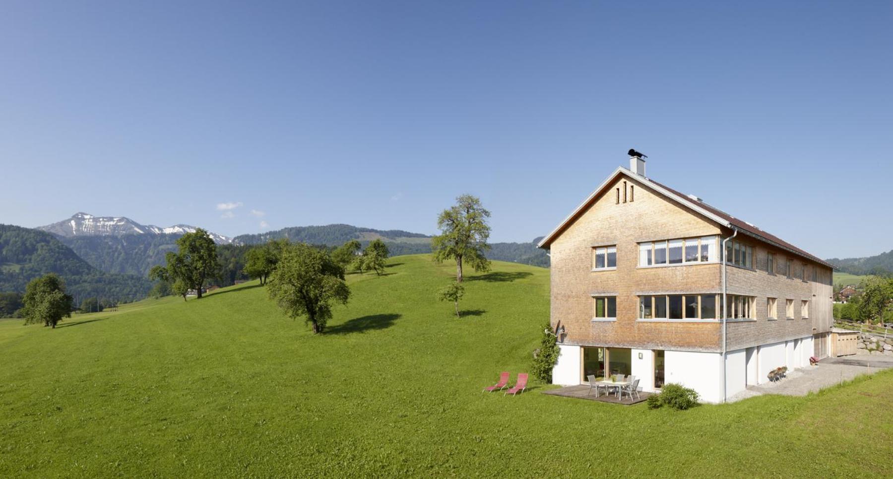 Schweizer Hof Villa Schwarzenberg im Bregenzerwald Bagian luar foto